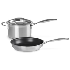 Le Creuset Classic 3-ply Stainless Steel 2 Piece Starter Set