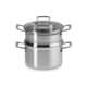 Le Creuset Classic 3-ply Stainless Steel 20cm Casserole With Steamer