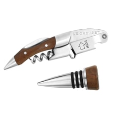Le Creuset GS190 and WT110W Waiters Corkscrew and Stopper Gift Set