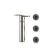 Le Creuset WA137B Pump and 3 Stoppers Black/Nickel