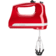 KitchenAid 6 Speed Hand Mixer With Flex Edge Beaters Empire Red 5KHM6118BER