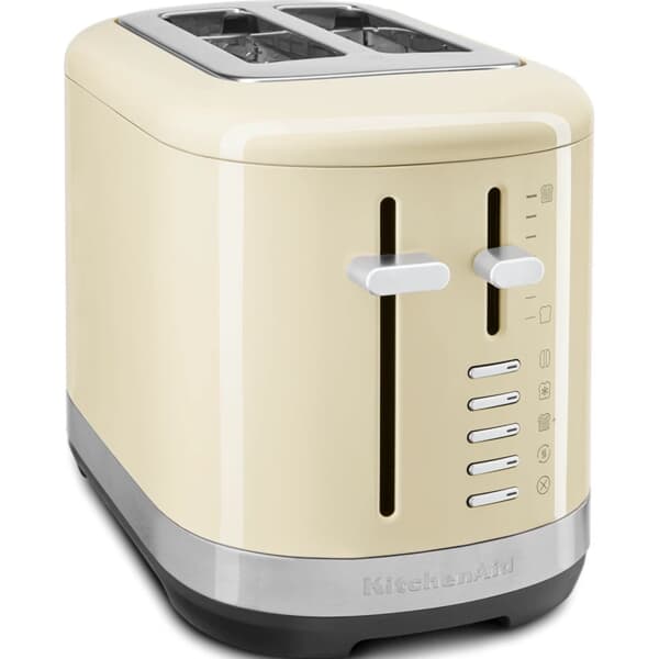 KitchenAid Manual Control 2 Slice Toaster Almond Cream (5KMT2109BAC)