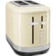 KitchenAid Manual Control 2 Slice Toaster Almond Cream (5KMT2109BAC)