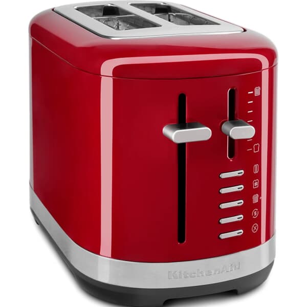 KitchenAid Manual Control 2 Slice Toaster Empire Red (5KMT2109BER)
