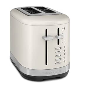 KitchenAid Manual Control 2 Slice Toaster Porcelain White (5KMT2109BPL)