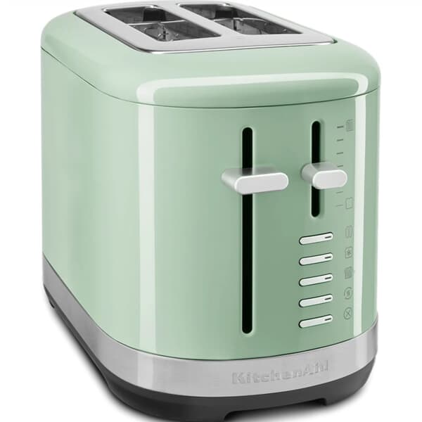 KitchenAid Manual Control 2 Slice Toaster Pistachio (5KMT2109BPT)