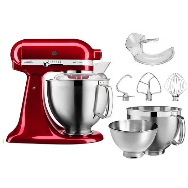 KitchenAid Artisan Mixer 4.8L Candy Apple (5KSM185PSBCA)