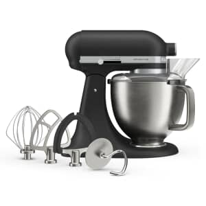 KitchenAid Artisan Plus Mixer 4.7L Cast Iron Black Tilt-Head (5KSM50PKVBBK)