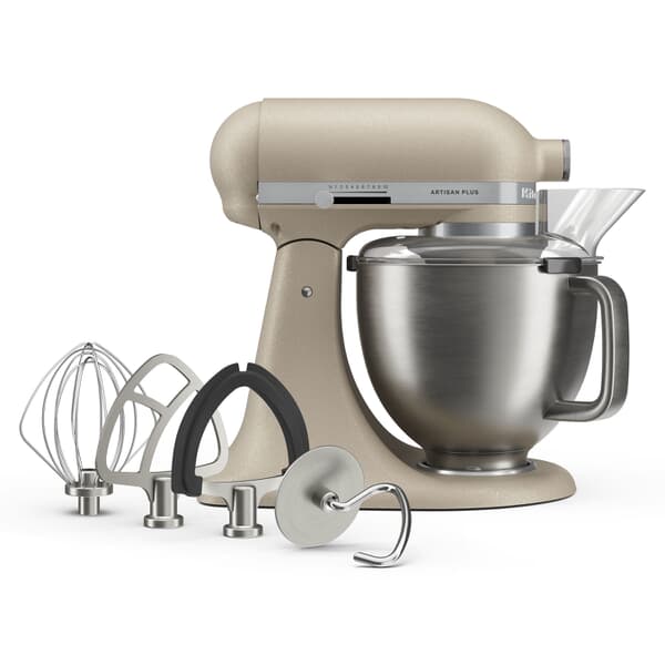 KitchenAid Artisan Plus Mixer 4.7L Oat Tilt-Head (5KSM50PKVBOC)