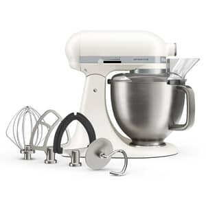 KitchenAid Artisan Plus Mixer 4.7L Porcelain White Tilt-Head (5KSM50PKVBPL)