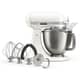 KitchenAid Artisan Plus Mixer 4.7L Porcelain White Tilt-Head (5KSM50PKVBPL)