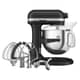 KitchenAid 6.6L Bowl Lift Artisan Mixer Cast Iron Black (5KSM70SHXBBK)