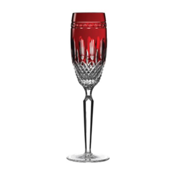 Waterford Clarendon Ruby Flute Pair