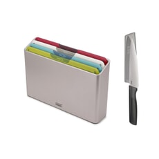 Joseph Joseph Folio Icon 4-piece Multicolour Chopping Board Set with Knife