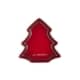 Le Creuset Stoneware Christmas Tree Plate Cerise