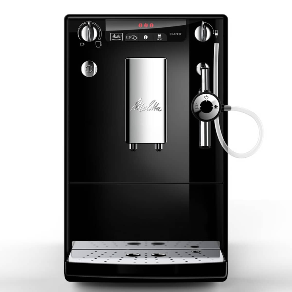 Melitta SOLO & Milk, Bean to Cup Automatic Coffee Machine — Off and On