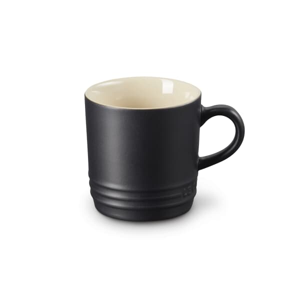 Le Creuset Cappucino Mug Satin Black 200ml