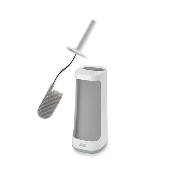 Joseph Joseph Flex Plus Toilet Brush with Storage Caddy Light Grey