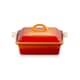 Le Creuset 23cm Deep Square Baking Dish With Lid Volcanic