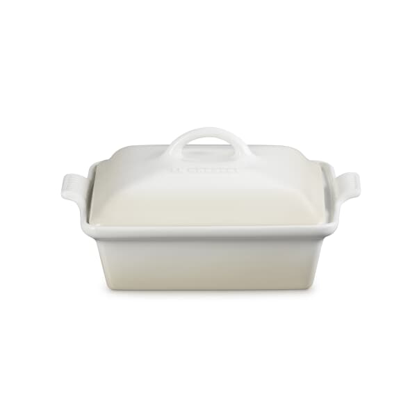 Le Creuset 23cm Deep Square Baking Dish With Lid Meringue