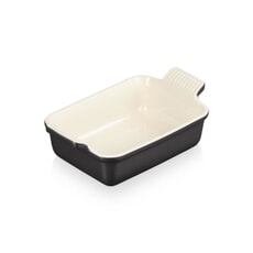 Le Creuset 19cm Deep Rectangular Baking Dish Satin Black