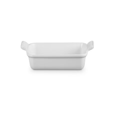 Le Creuset 19cm Deep Rectangular Baking Dish White
