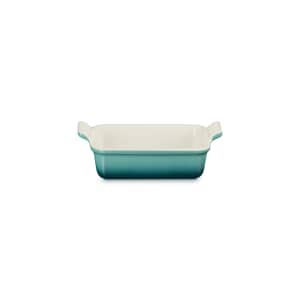 Le Creuset 19cm Deep Rectangular Baking Dish Bleu Riviera