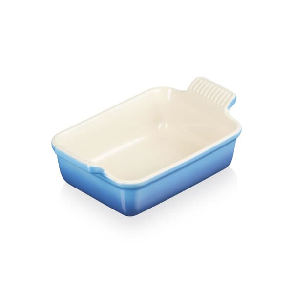 Le Creuset 19cm Deep Rectangular Baking Dish Marseille Blue