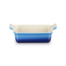 Le Creuset 19cm Deep Rectangular Baking Dish Azure Blue