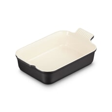Le Creuset 26cm Deep Rectangular Baking Dish Satin Black
