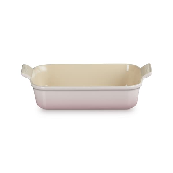 Le Creuset 26cm Deep Rectangular Baking Dish Shell Pink