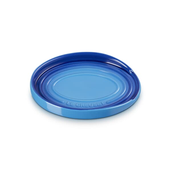Le Creuset Stoneware Oval Spoon Rest Azure Blue