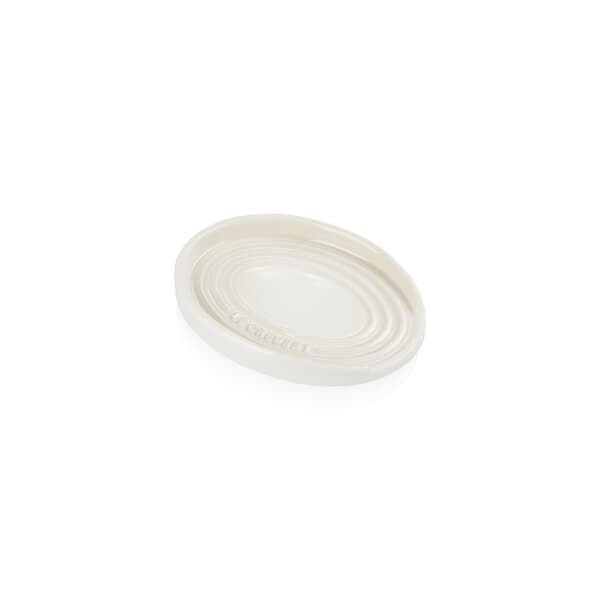 Le Creuset Stoneware Oval Spoon Rest Meringue