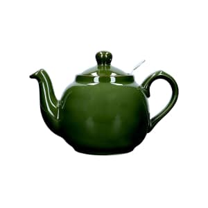 Farmhouse Loose Leaf Teapot with Infuser, Ceramic, Grey, 6 Cup (1.5 Litre)