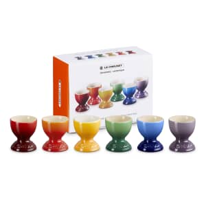 Le Creuset Rainbow Set Of 6 Egg Cups