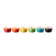 Le Creuset Rainbow Set Of 6 Mini Ramekins