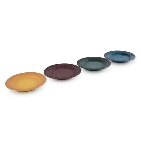 Le Creuset Botanique Set Of 4 Appetiser Plates