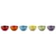 Le Creuset Rainbow Set Of 6 Snack Bowls