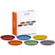 Le Creuset Rainbow Set Of 6 Coupe Dinner Plates