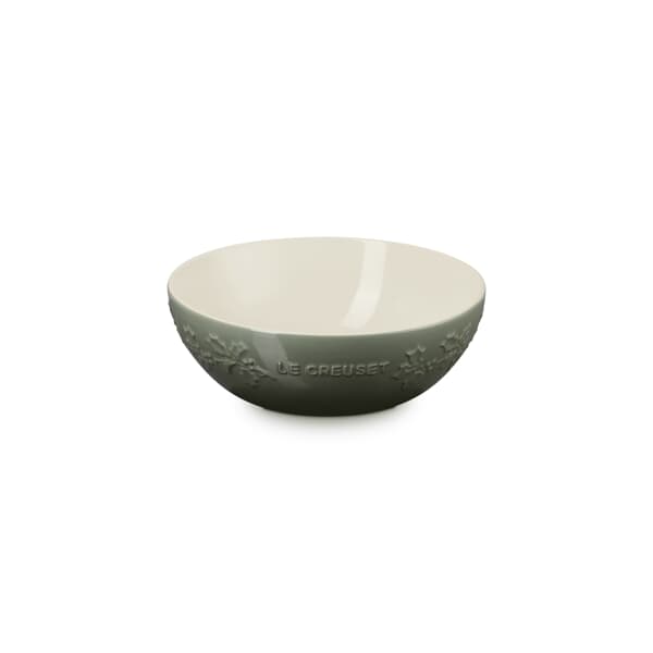 Le Creuset Christmas Holly Serving Bowl Thyme