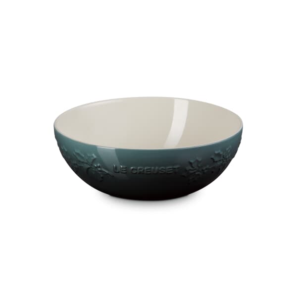 Le Creuset Christmas Holly Serving Bowl Artichaut