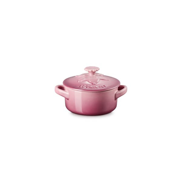 Le Creuset La Jardin Daffodil Petite Round Casserole Rose Quartz