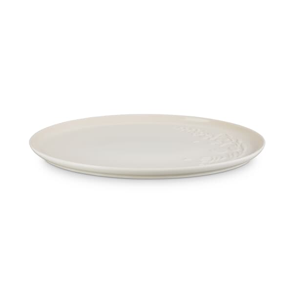 Le Creuset La Jardin 36cm Oval Platter Meringue
