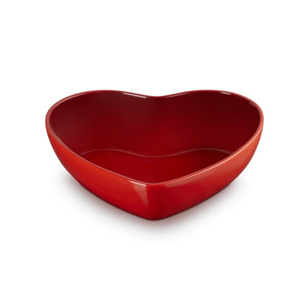 Le Creuset Heart Serving Bowl Cerise