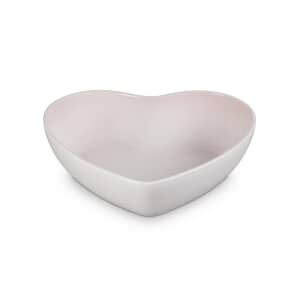 Le Creuset Stoneware Heart Serving Bowl 30cm Shell Pink