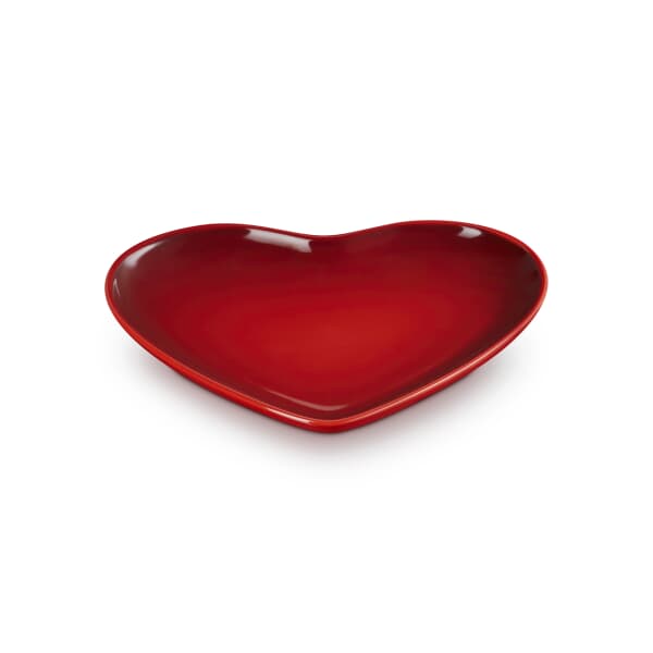 Le Creuset Heart Plate 23cm Cerise