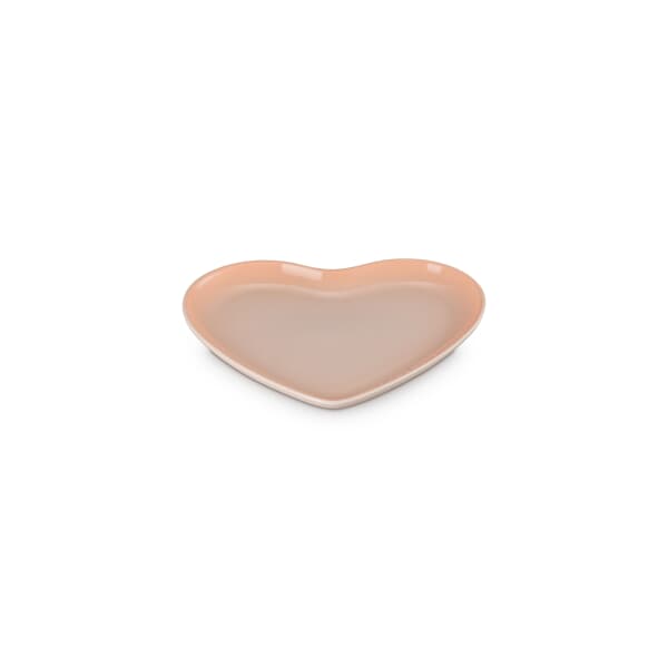 Le Creuset Heart Plate 23cm Peche