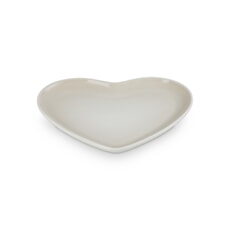 Le Creuset Heart Plate 23cm Meringue