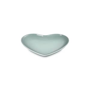 Le Creuset Stoneware Heart Plate 23cm Sea Salt