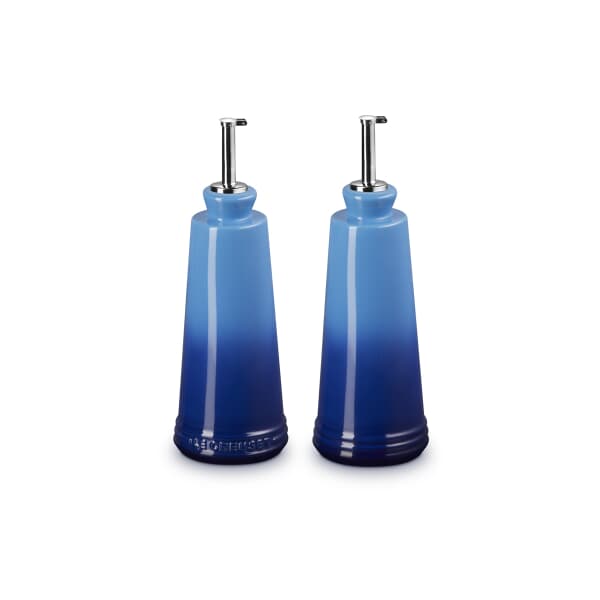 Le Creuset Oil And Vinegar Set Azure Blue